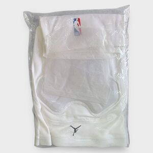 Nike Jordan NBA Basketball White Compression Knee Pad Set 2X/3X CU6678-101 New